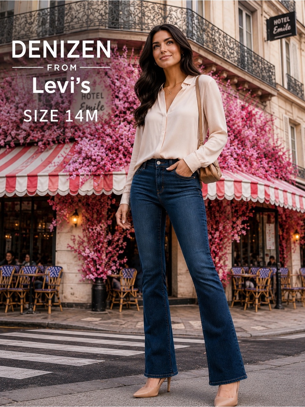 Denizen by Levi’s Mid Rise Bootcut Jeans Dark Wash Size 14M W32 L32